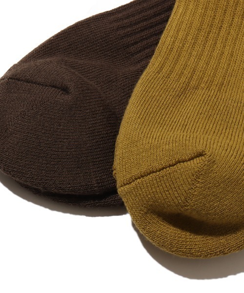 THE NORTH FACE(ザノースフェイス)の「THE NORTH FACE TNF Logo 2P Crew / ザ・ノース・フェイス TNF ロゴ 2P クルー(ソックス/靴下・メンズ・オレンジ/マルチ/ブラウン・L/M/S)」の8枚目の写真