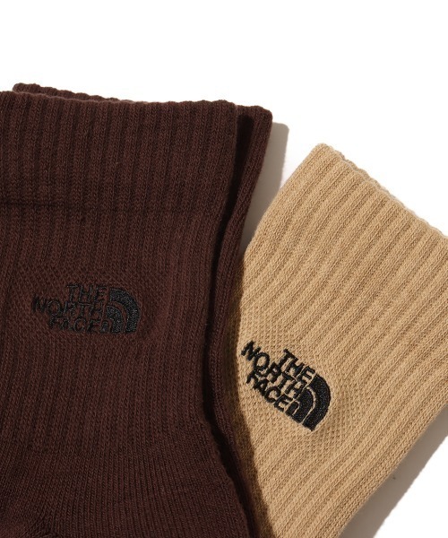 THE NORTH FACE(ザノースフェイス)の「THE NORTH FACE TNF Logo 2P Crew / ザ・ノース・フェイス TNF ロゴ 2P クルー(ソックス/靴下・メンズ・オレンジ/マルチ/ブラウン・L/M/S)」の16枚目の写真