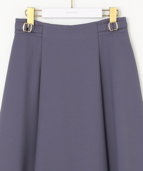 ANY SIS（エニィスィス）の「【洗える】プチベルトフレア スカート（スカート・レディース・スカイブルー系/ネイビー系/グレー系・3/2/1）」の13枚目の写真