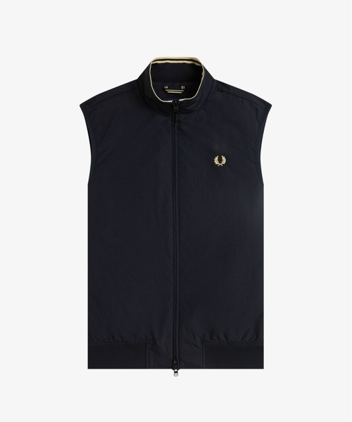 ✨️美品✨️FRED PERRY オリーブ ダウンベスト ばつ フレッドペリー ダウンベスト 緑 L ユニセックス - メルカリ