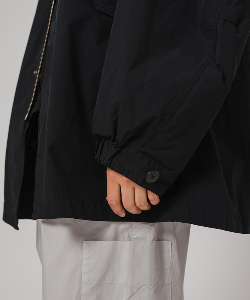 ATON（エイトン）の「ATON(エイトン) 別注 AIR WHEATHER SHORT MODS COAT（モッズコート・メンズ・ネイビー・6/4）」の15枚目の写真