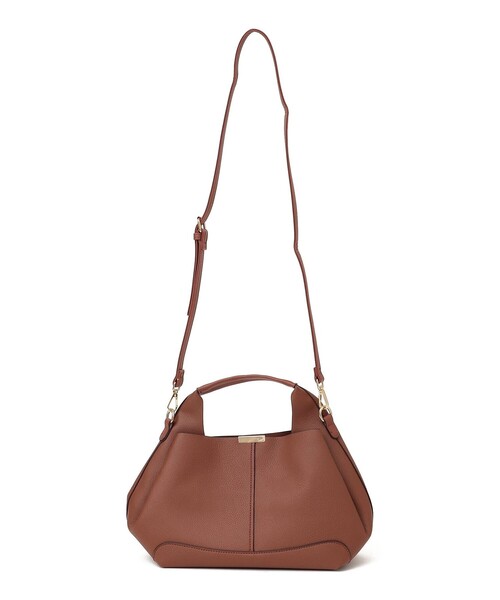 SHIPS any: ゴールド プレート ワンハンドル 2WAY バッグ（ショルダー