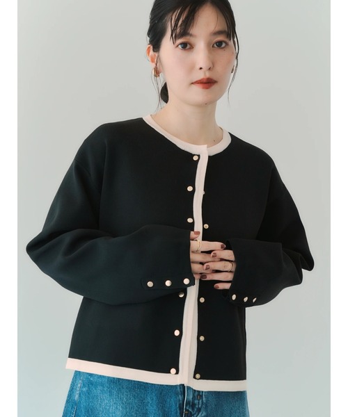 23AW 数回着4.2万 wjk　カシミア混 ニット ジャケット カーディガン 23AW 数回着4.2万 wjk カシミア混 ニット ジャケット