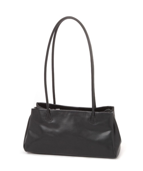 LAKOLE（ラコレ）の「ロングハンドルヨコ型トートバッグ2 / 140068（トートバッグ・レディース・シルバー/ブラック/ベージュ/ブラウン/アイボリー・FREE）」の6枚目の写真