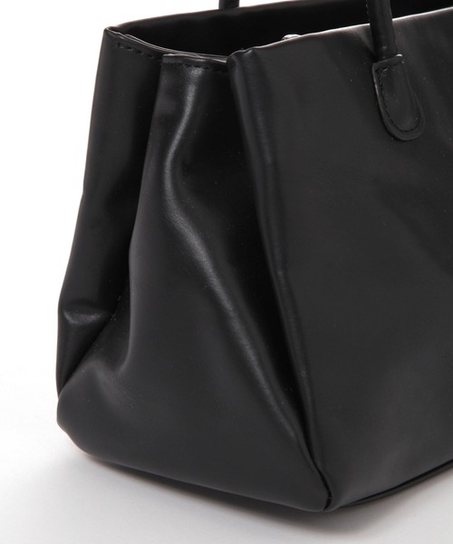 LAKOLE（ラコレ）の「ロングハンドルヨコ型トートバッグ2 / 140068（トートバッグ・レディース・シルバー/ブラック/ベージュ/ブラウン/アイボリー・FREE）」の14枚目の写真