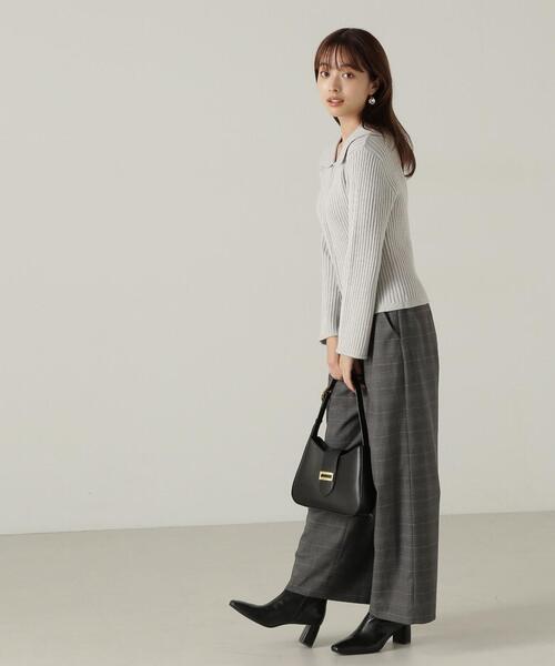 PROPORTION BODY DRESSING（プロポーションボディドレッシング）の「サイドゴムワイドパンツ / 1214230901（その他パンツ・レディース・ダークグレー/ネイビー/グレー・MEDIUM/SMALL）」の22枚目の写真