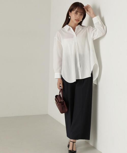 PROPORTION BODY DRESSING（プロポーションボディドレッシング）の「サイドゴムワイドパンツ / 1214230901（その他パンツ・レディース・ダークグレー/ネイビー/グレー・MEDIUM/SMALL）」の3枚目の写真