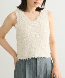 Green　Parks | ・swing by 2wayチュールヤーンベスト(ベスト)