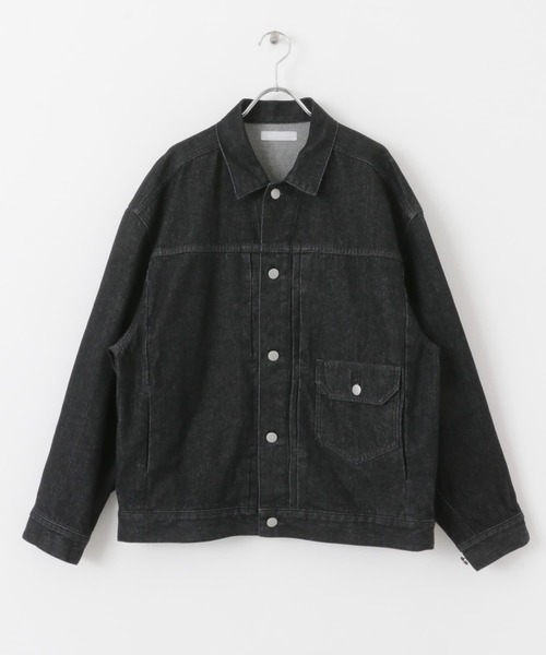SENSE OF PLACE by URBAN RESEARCH(センスオブプレイスバイアーバンリサーチ)の「ヴィンテージライクデニムジャケット(デニムジャケット・メンズ・インディゴブルー/ブラック・MEDIUM/LARGE)」の22枚目の写真