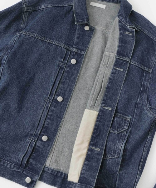 SENSE OF PLACE by URBAN RESEARCH(センスオブプレイスバイアーバンリサーチ)の「ヴィンテージライクデニムジャケット(デニムジャケット・メンズ・インディゴブルー/ブラック・MEDIUM/LARGE)」の20枚目の写真