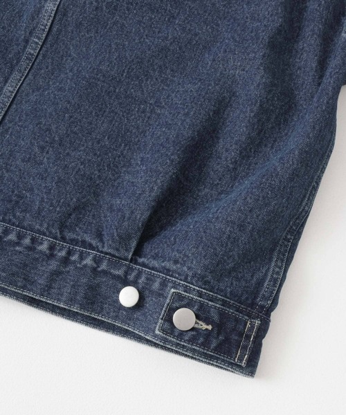 SENSE OF PLACE by URBAN RESEARCH(センスオブプレイスバイアーバンリサーチ)の「ヴィンテージライクデニムジャケット(デニムジャケット・メンズ・インディゴブルー/ブラック・MEDIUM/LARGE)」の17枚目の写真