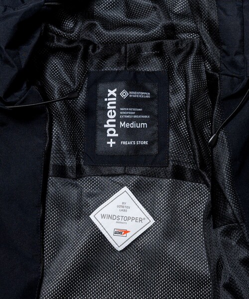 【セール】+phenix/プラスフェニックス SP GORE-TEX WINDSTOPPER PARKA/別注 ゴアテックス ウインドストッパー パーカー/マウンテンパーカー（マウンテンパーカー）｜+phenix（プラスフェニックス）