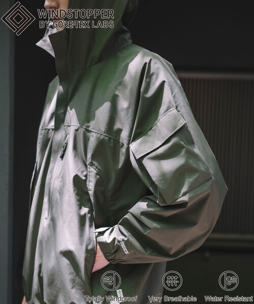 【セール】+phenix/プラスフェニックス SP GORE-TEX WINDSTOPPER PARKA/別注 ゴアテックス ウインドストッパー パーカー/マウンテンパーカー（マウンテンパーカー）｜+phenix（プラスフェニックス）