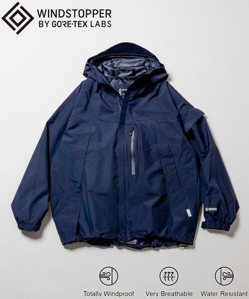 【セール】+phenix/プラスフェニックス SP GORE-TEX WINDSTOPPER PARKA/別注 ゴアテックス ウインドストッパー パーカー/マウンテンパーカー（マウンテンパーカー）｜+phenix（プラスフェニックス）