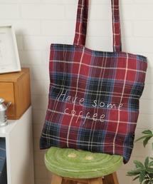 studio CLIP | チェックレッスントートバッグ(エコバッグ/サブバッグ)