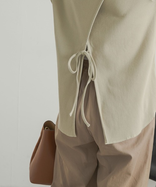 URBAN RESEARCH DOORS（アーバンリサーチドアーズ）の「GIZAコットンバックデザインプルオーバー（Tシャツ/カットソー・レディース・ライトグレー/ライトカーキ/チャコールグレー・MEDIUM）」の21枚目の写真