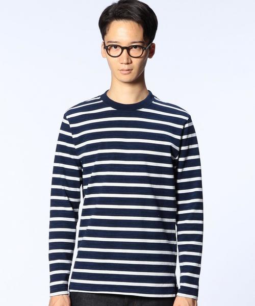 UNITED ARROWS（ユナイテッドアローズ）の「UAS シャトルノーツ ボーダー クルーネック カットソー◆（Tシャツ/カットソー・メンズ・ホワイト/ネイビー/ロイヤルブルー・MEDIUM/LARGE/X-LARGE/SMALL/X-SMALL/XX-LARGE）」の5枚目の写真