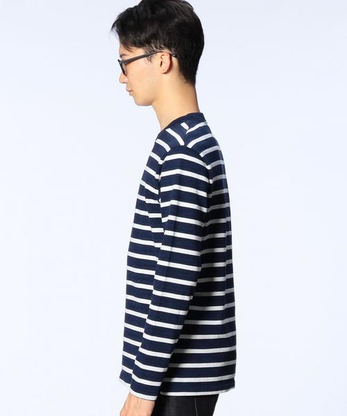UNITED ARROWS（ユナイテッドアローズ）の「UAS シャトルノーツ ボーダー クルーネック カットソー◆（Tシャツ/カットソー・メンズ・ホワイト/ネイビー/ロイヤルブルー・MEDIUM/LARGE/X-LARGE/SMALL/X-SMALL/XX-LARGE）」の6枚目の写真