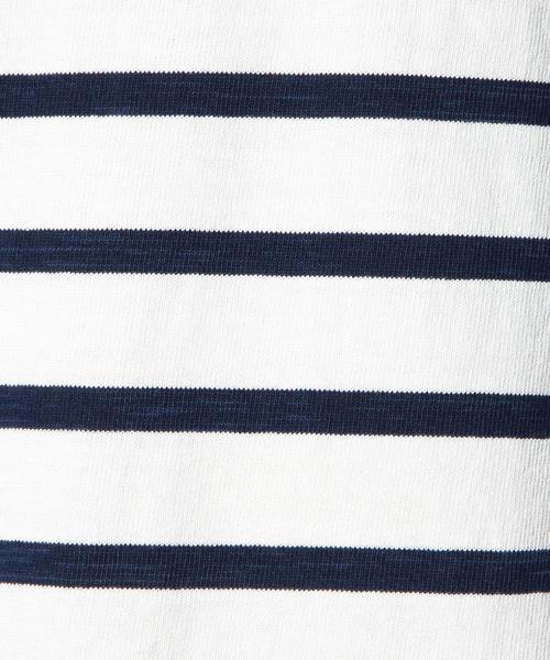 UNITED ARROWS（ユナイテッドアローズ）の「UAS シャトルノーツ ボーダー クルーネック カットソー◆（Tシャツ/カットソー・メンズ・ホワイト/ネイビー/ロイヤルブルー・MEDIUM/LARGE/X-LARGE/SMALL/X-SMALL/XX-LARGE）」の12枚目の写真