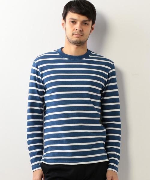 UNITED ARROWS（ユナイテッドアローズ）の「UAS シャトルノーツ ボーダー クルーネック カットソー◆（Tシャツ/カットソー・メンズ・ホワイト/ネイビー/ロイヤルブルー・MEDIUM/LARGE/X-LARGE/SMALL/X-SMALL/XX-LARGE）」の16枚目の写真