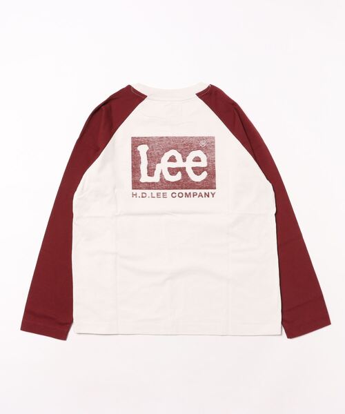 Leeロゴバックプリント ロングスリーブTシャツ【ロングセラー】 Leeロゴバックプリント ロングスリーブTシャツ【ロングセラー