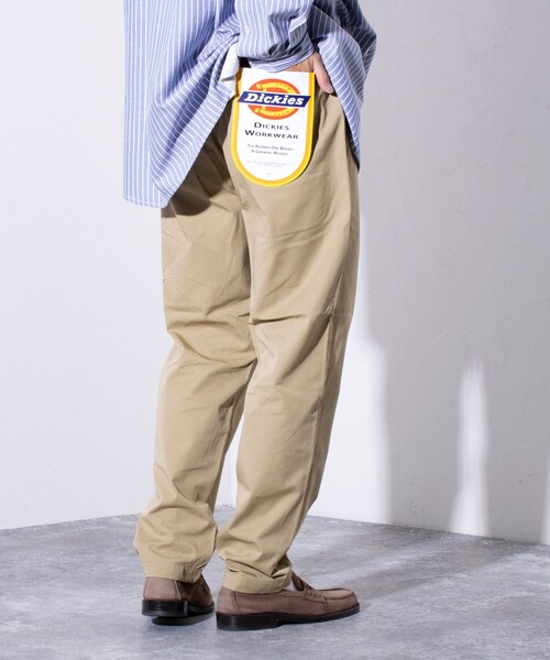 Dickies(ディッキーズ)の「【Dickies/ディッキーズ】ワークイージーパンツ チノパン テーパード(チノパンツ・メンズ・ブラック/カーキ/ベージュ/ネイビー・M/L/XL)」の9枚目の写真