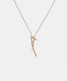 METROCITY（メトロシティ）の「【メトロシティ】ノディノスターリングローズネックレス 結び目 リボン（ネックレス・レディース）」