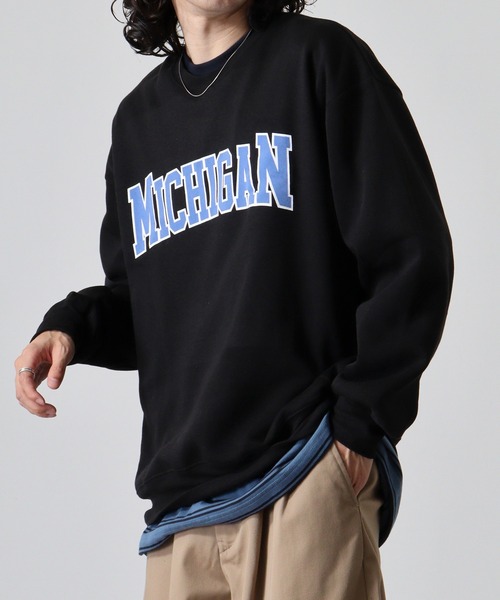 FUNALIVE(ファンアライブ)の「Front logo & back print crew neck sweatshirt / フロントロゴ&バックプリント 裏起毛クルーネックスウェット unisex(スウェット・メンズ・ブラック/グレー系その他/ブラック系その他2/オフホワイト/ブラック系その他/ホワイト系その他/チャコール/杢グレー/ダークグリーン・L/XL/M)」の22枚目の写真