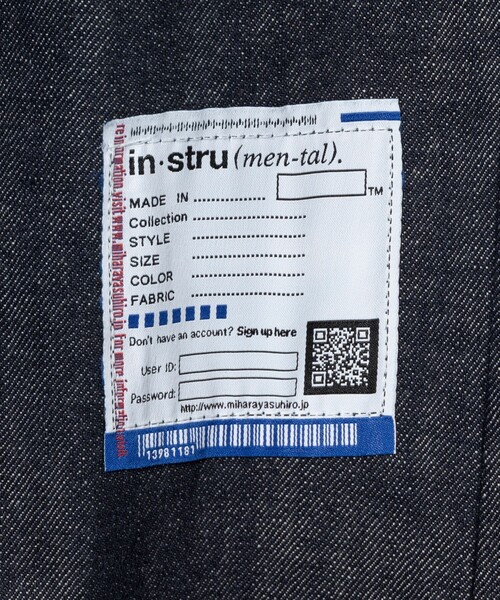 MIHARAYASUHIRO（ミハラヤスヒロ）の「【MIHARAYASUHIRO/ミハラヤスヒロ】SELVAGE DENIM BAGGY PANTS（デニムパンツ・メンズ・インディゴブルー/ブラック・44/46/48/50）」の11枚目の写真
