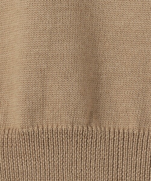 BACCA（バッカ）の「ウールムリネ クルーネックニットプルオーバー（ニット/セーター・レディース・チャコールグレー/ベージュ・S）」の12枚目の写真