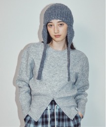 MOCOA'S | 裾スリットニットプルオーバー(ニット/セーター)