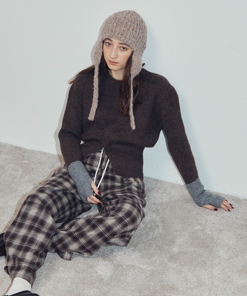 裾スリットニットプルオーバー（ニット/セーター）｜MOCOA'S（モコアズ