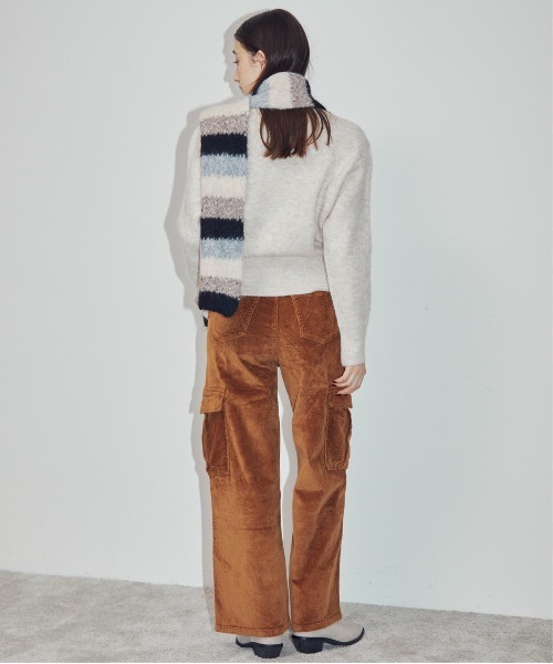 MOCOA'S(モコアズ)の「裾スリットニットプルオーバー(ニット/セーター・レディース・ブラウン/ナチュラル/グレー・FREE)」の20枚目の写真