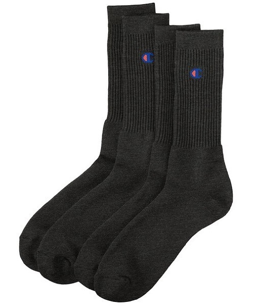 Champion（チャンピオン）の「2足1セット メンズ チャンピオン ソックス Champion Socks CMSBG002（ソックス/靴下・メンズ・ホワイト/ブラック/グレー/チャコールグレー/レッド/ブルー・MEDIUM）」の4枚目の写真