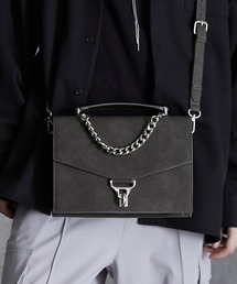 SERACE(ZX)́ySERACEzMetal chain 3way square shoulder bag / ^`F[3wayXNGAV_[obO(V_[obO)