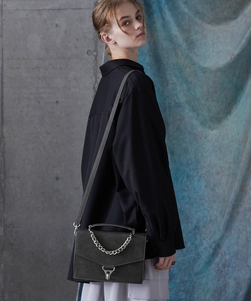 チェーン ショルダーバッグ CHARLES ＆ KEITH ショルダーバッグ バッグ ナイロン チェーン