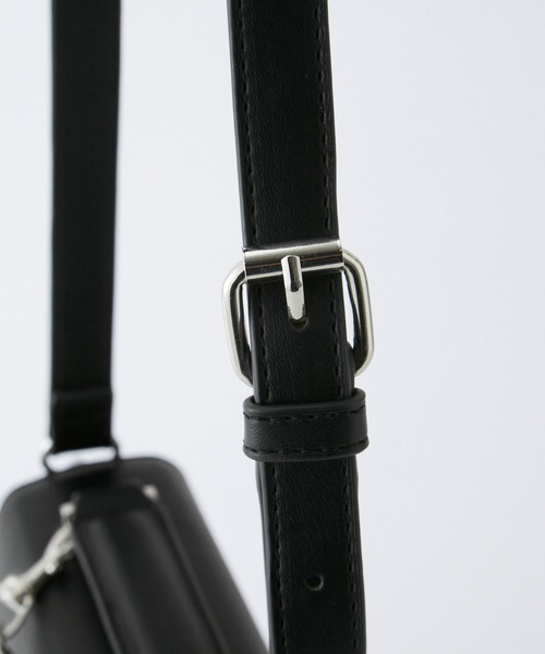 ショルダーバッグ チェーン メタルバックル SERACE】Metal chain 3way square shoulder bag / メタル