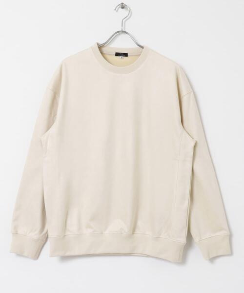 ITEMS URBANRESEARCH（アイテムズ アーバンリサーチ）の「裏フリース F.S. プルオーバー（スウェット・メンズ・ブラック/オフホワイト/カーキ/ネイビー・LARGE/MEDIUM）」の11枚目の写真