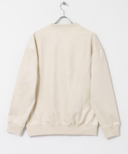 ITEMS URBANRESEARCH（アイテムズ アーバンリサーチ）の「裏フリース F.S. プルオーバー（スウェット・メンズ・ブラック/オフホワイト/カーキ/ネイビー・LARGE/MEDIUM）」の13枚目の写真