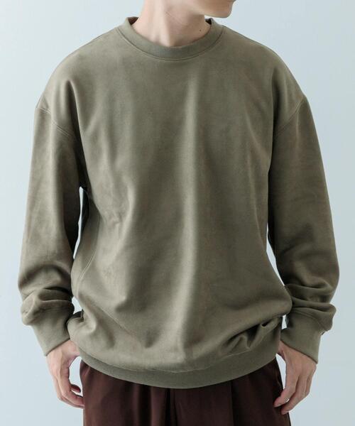 ITEMS URBANRESEARCH（アイテムズ アーバンリサーチ）の「裏フリース F.S. プルオーバー（スウェット・メンズ・ブラック/オフホワイト/カーキ/ネイビー・LARGE/MEDIUM）」の22枚目の写真