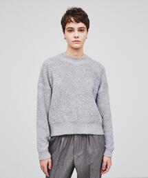 cloenc | ラメクルーネック ニットプルオーバー(ニット/セーター)