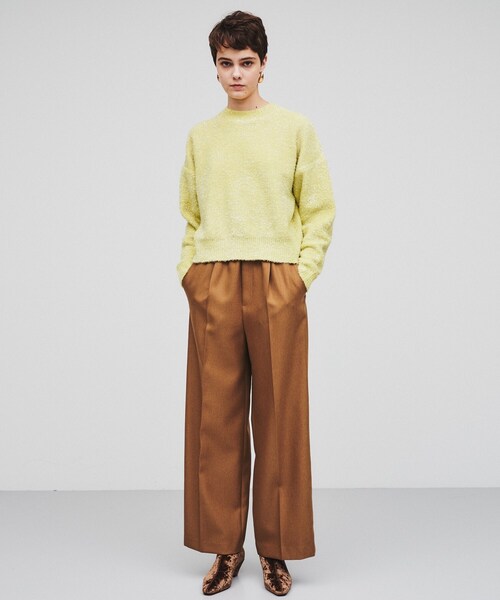 cloenc（クロエンス）の「◆【手洗い可】ラメクルーネック ニットプルオーバー（ニット/セーター・レディース・イエロー系その他/ナチュラル/グレー・02）」の10枚目の写真