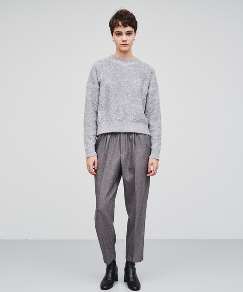 cloenc（クロエンス）の「◆【手洗い可】ラメクルーネック ニットプルオーバー（ニット/セーター・レディース・イエロー系その他/ナチュラル/グレー・02）」の15枚目の写真