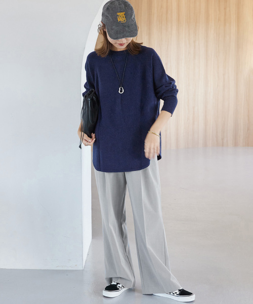 JOURNAL STANDARD relume(ジャーナルスタンダード レリューム)の「《追加2》スムースフレアタックパンツ(スラックス・レディース・チャコールグレー/ライトグレー/ネイビー・36/38)」の15枚目の写真