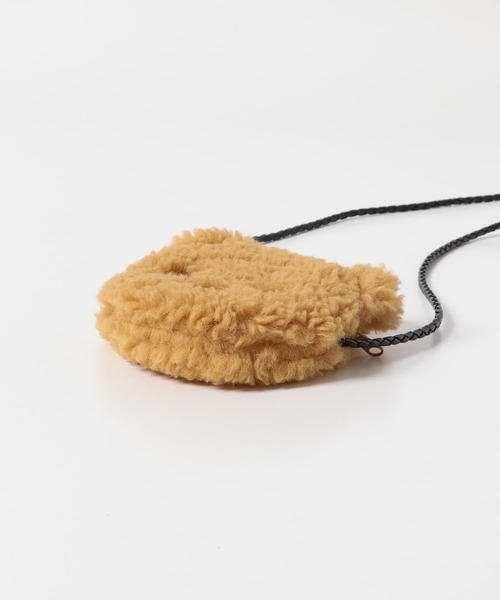 URBAN RESEARCH DOORS（アーバンリサーチドアーズ）の「アニマルボアポシェット(KIDS)（ショルダーバッグ・キッズ・ベージュ・ONE）」の7枚目の写真