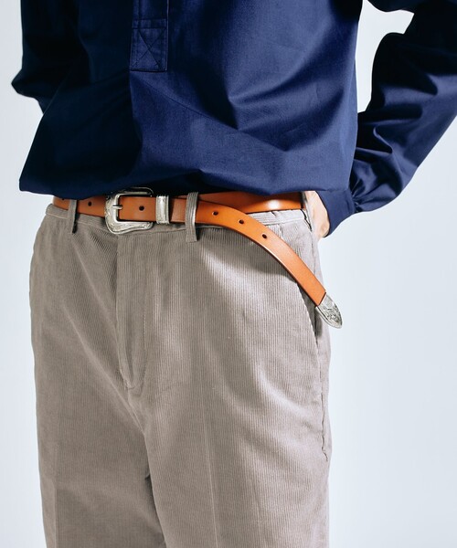 SHIPS（シップス）の「【WEB限定】SHIPS: ワンサイズフィット レザー ウエスタン ベルト（ベルト・メンズ・ブラック/キャメル/ブラウン・ONE SIZE）」の5枚目の写真