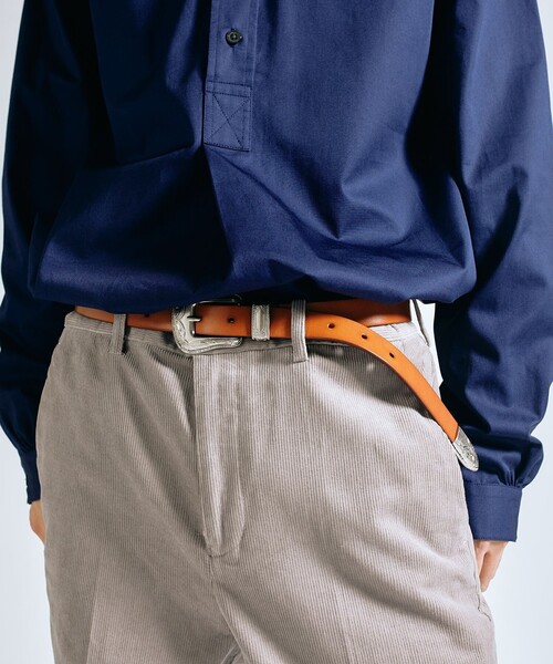 SHIPS（シップス）の「【WEB限定】SHIPS: ワンサイズフィット レザー ウエスタン ベルト（ベルト・メンズ・ブラック/キャメル/ブラウン・ONE SIZE）」の6枚目の写真