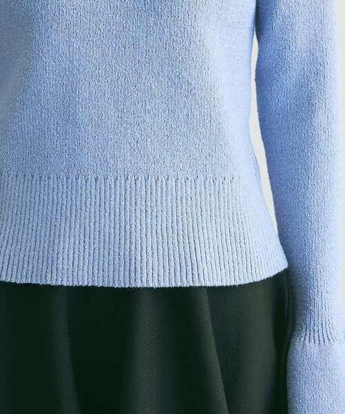 armonia(アルモニーア)の「armonia.袖フレアニットプルオーバー(ニット/セーター・レディース・ブルー/ブラック/カーキ・FREE)」の13枚目の写真