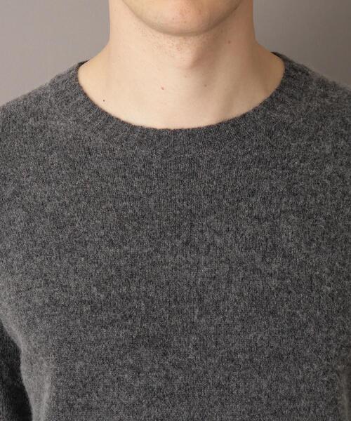 DRESSTERIOR（ドレステリア）の「ラムウール混クルーネックニット（ニット/セーター・メンズ・グリーン/ベージュ/ダークグレー/レッド系1・90/92/91）」の20枚目の写真