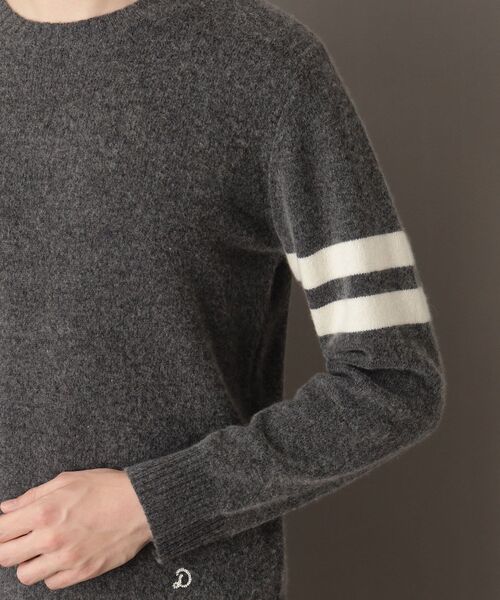 DRESSTERIOR（ドレステリア）の「ラムウール混クルーネックニット（ニット/セーター・メンズ・グリーン/ベージュ/ダークグレー/レッド系1・90/92/91）」の21枚目の写真